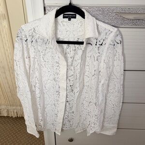 GENERATION LOVE White Lace Women’s Shirt